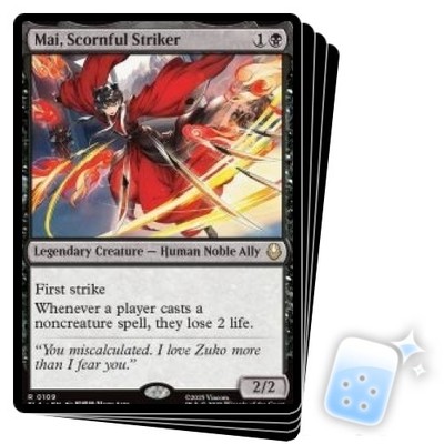 MAI, SCORNFUL STRIKER X4 Avatar: The Last Airbender TLA Magic MTG MINT CARD