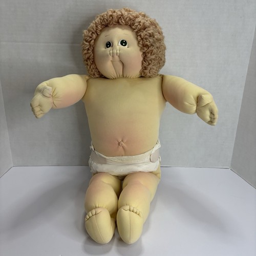 VTG 1984 Cabbage Patch Kids Soft Sculpture The Little People Doll Xavier Roberts - Picture 9 of 24