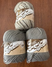LILY SUGAR  N CREAM - Lot of 3 - 2oz 95yds Cotton Yarn  Earth Ombr     Overcast  