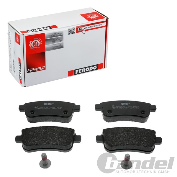 Ferodo Premier BremsbelÄGe Hinten Passend FüR Renault Clio Fluence Grand Megane-image
