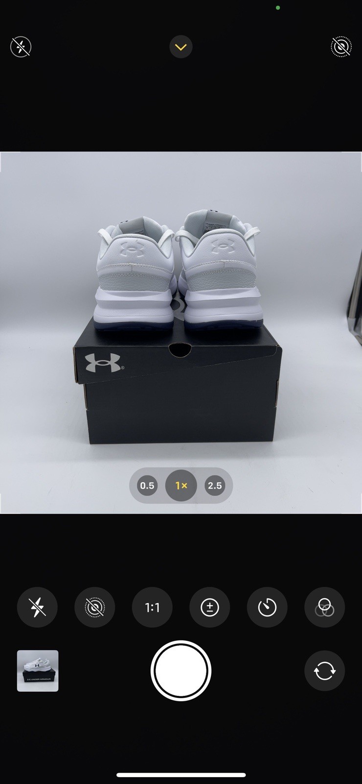 Under Armour Men's Edge LTHR Low Trainers Sneakers Sports Shoes Size 8 thumbnail 4