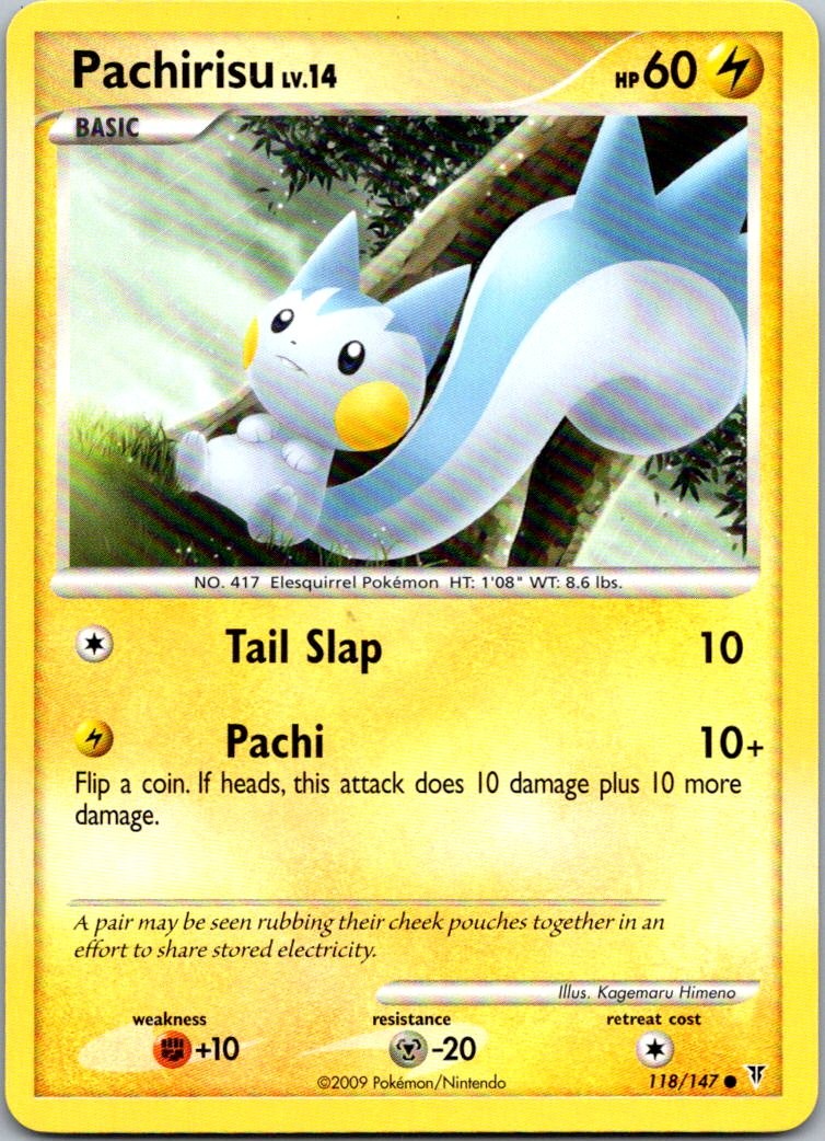 Pachirisu 118/147 Common Supreme Victors Pokemon Near Mint