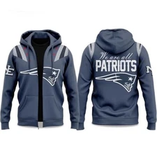 Patriots Rivalries We Are All Patriots 2025 Zip Hoodie