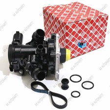 FEBI Water Pump Thermostat Housing Assy For Audi VW 1.8T 2.0T EA888 Gen3 Engine