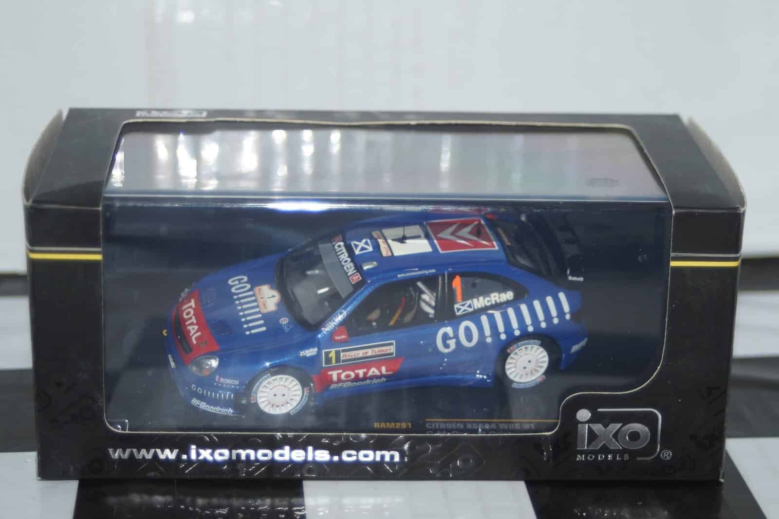 Ixo Citroen Xsara WRC #1 Rally Turkey 2006 Colin McRae RAM251 1:43