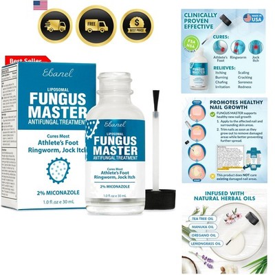 Antifungal Cream Miconazole Athletes Foot Treatment, Cures Fungal Infection L...