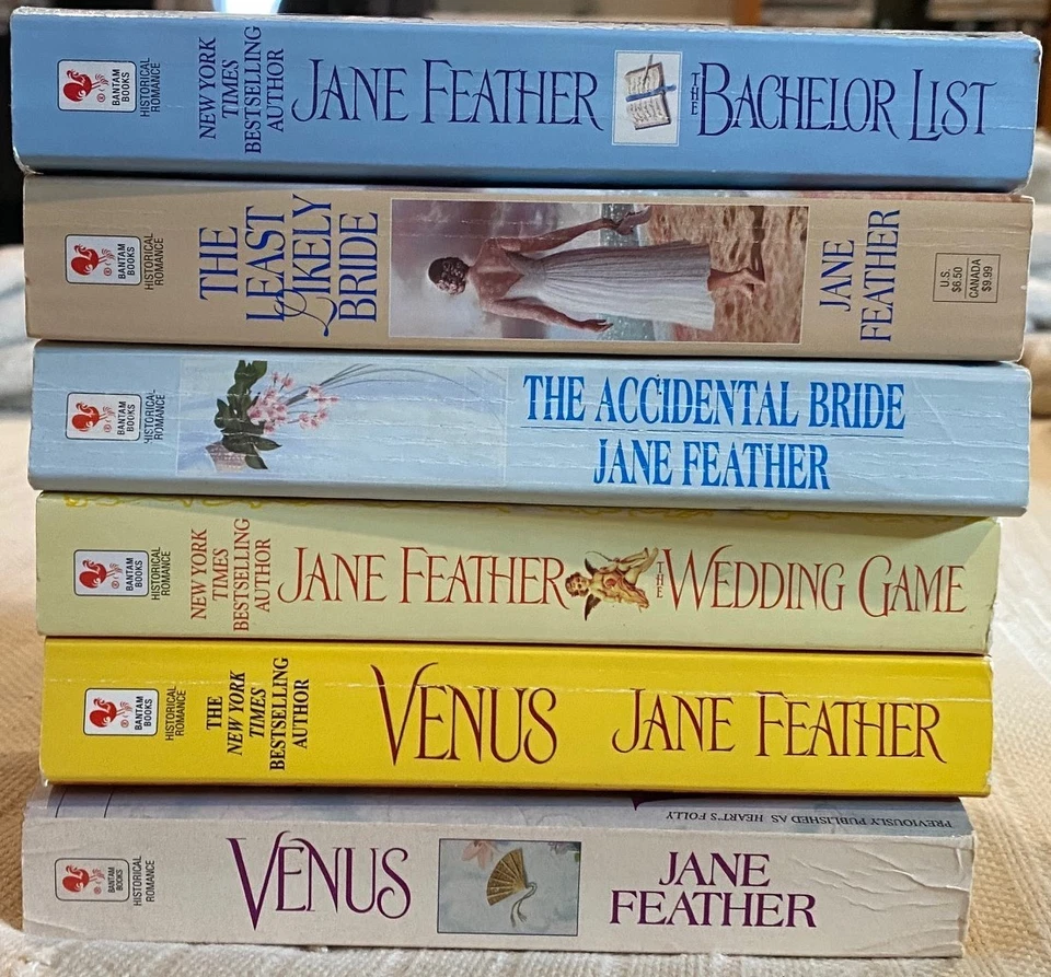 PARTIAL SERIES - 3 Partial / Mixed Book Series by Jane Feather (6 Book) Lot A - Image 2 of 2