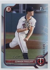 2022 Bowman Draft Sky Blue 89/499 Connor Prielipp #BD-8 0q3