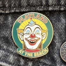 Playland At The Beach Enamel Pin Button Badge San Francisco