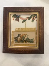 Die cut victorian paper Scrap Greeting Card F...