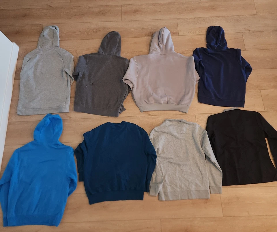 Lot of 8 Nike Hoodie & Sweater Various Sizes & Conditions Embroidered Logos Mens - Image 2 of 4