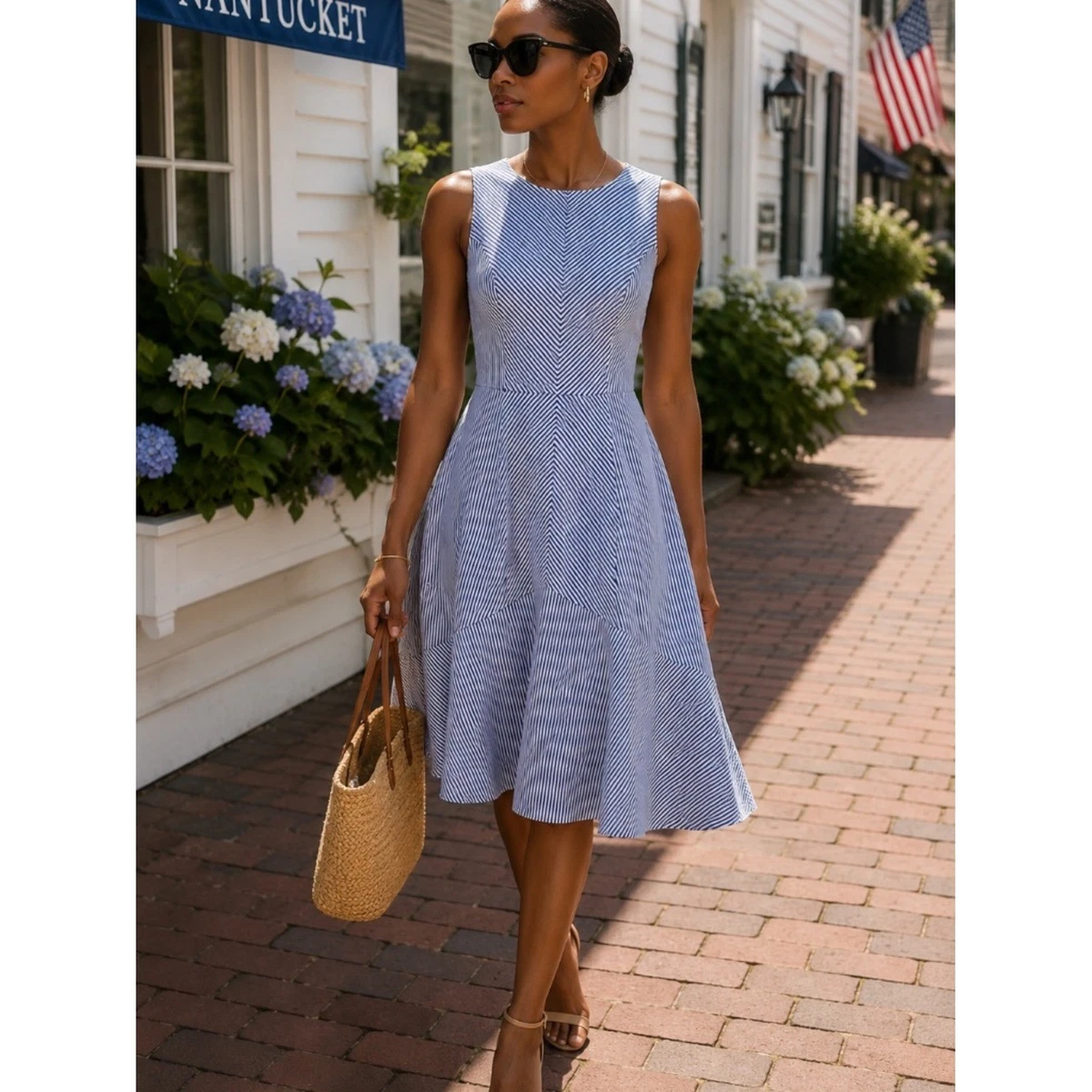 naked wardrobe midi dress Knit Mesh Scoop Midi Dress