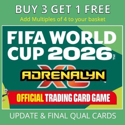 Panini FIFA World Cup 2026 - UPDATE & FINAL QUALIFICATION CARDS Adrenalyn XL
