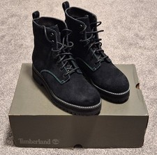 Image of Timberland Lyonsdale Boots Black Suede Boxed Womens Size UK 5 New
