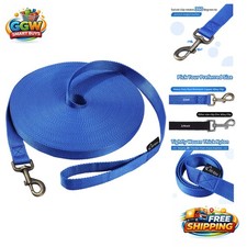 30ft Durable Nylon Dog Leash: Obedience Agility Training for Large Breeds
