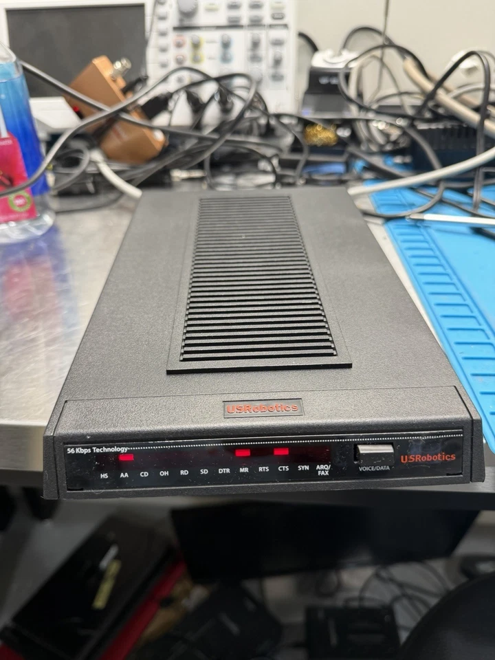 Módem de fax de datos serie externo US Robotics 3453C 56K Foto 2 de 4