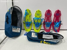 TSL Youth Snow Shoes Kidoo KIWI Blue Green Pink Plastic Strap 27-36