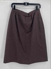 Asher Womens Brown Wool Knee Length Classic A-Line Skirt Size 14 — photo 2