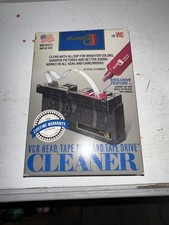 ALLSOP3 VCR VHS Head Cleaner Tape Path  Drive Camcorder Video Camera 61000