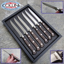 Maserin - Set 6 coltelli da bistecca forgiati  - 2411 WENGE - coltelli da tavola