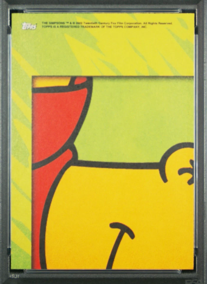 2002 TOPPS SIMPSONS BART SIMPSON WHOA, MAMA! *FOIL* #21 CARD | PSA 9 MINT POP 2 - Image 4 of 4