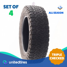 Set Of 4 Used Lt 27565r20 Bfgoodrich All-terrain Ta Ko2 126123s - 7-832 Set Of 4 Used Lt 27565r20 Bfgoodrich All-terrain Ta Ko2 126123s - 7-832