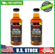 2 Pack Hot Shots Secret Diesel Extreme Fuel Additive 32 Oz For Diesel Engines.