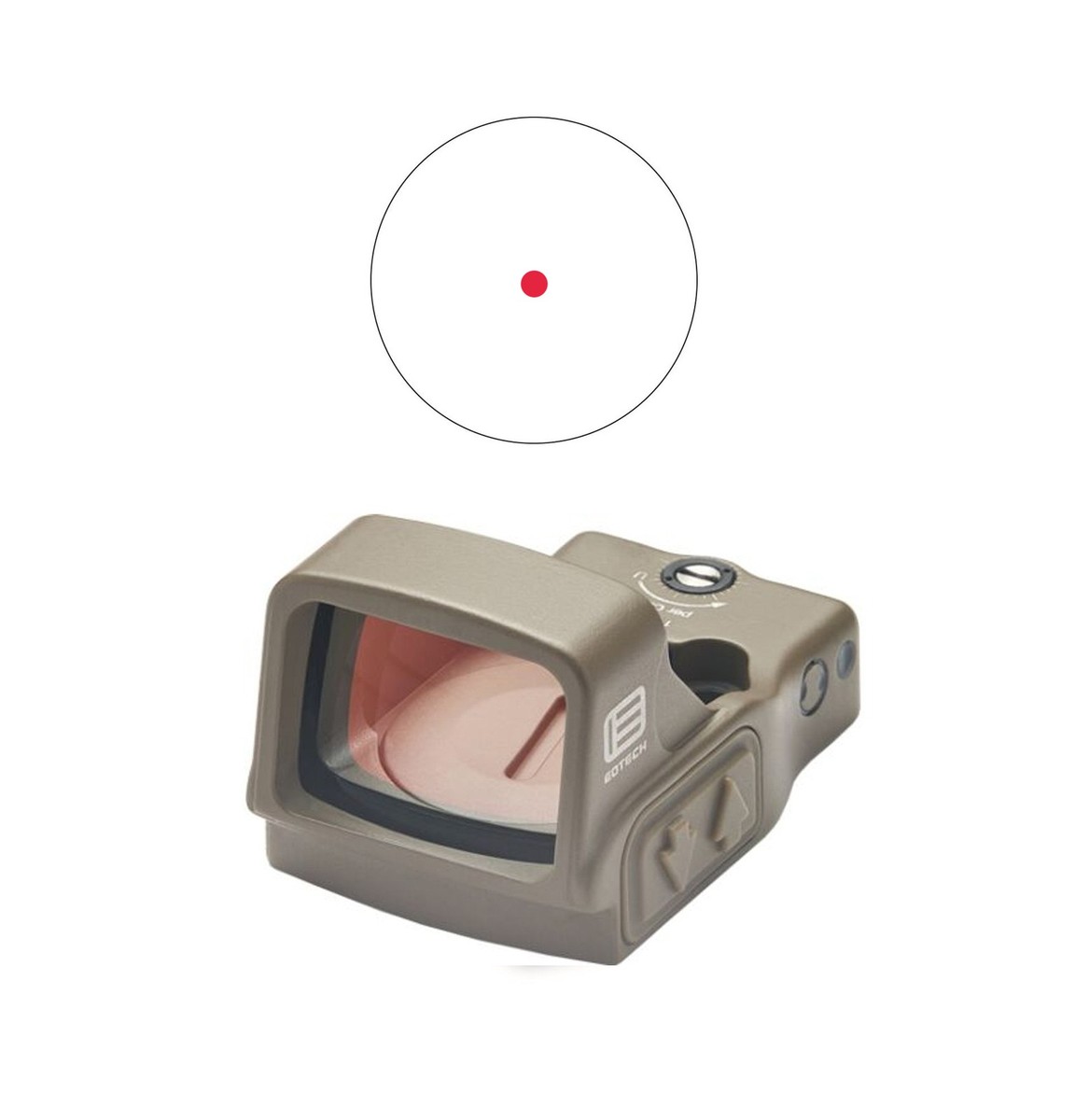 Eotech Eflx Reflex Sight 6 Moa Tan Micro red dot sight DPP