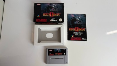 Mortal Kombat II 2 SNES Super Nintendo OVP CIB PAL DEUTSCH | Gut