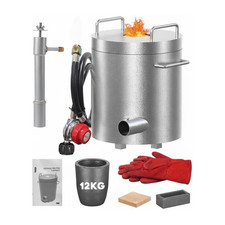12KG Propane Melting Furnace Kit Metal Foundry Home Kilns 2700 F Casting Smelter