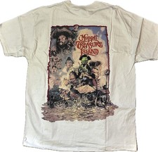 Vintage 90s Muppet Treasure Island Disney Back Graphic White Cotton XL T Shirt Vintage 90s Muppet Treasure Island Disney Back Graphic White Cotton XL T Shirt
