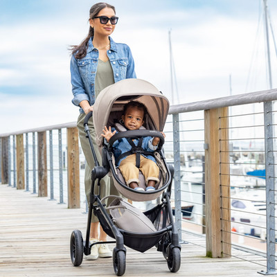 Evenflo Pivot Modular Travel System w/LiteMax(Casual Gray) (NEW IN DAMAGED BOX)