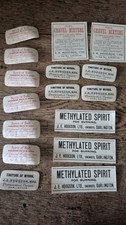 16 Victorian/early 20th century Pharmacy labels from Darlington  chemist shop.