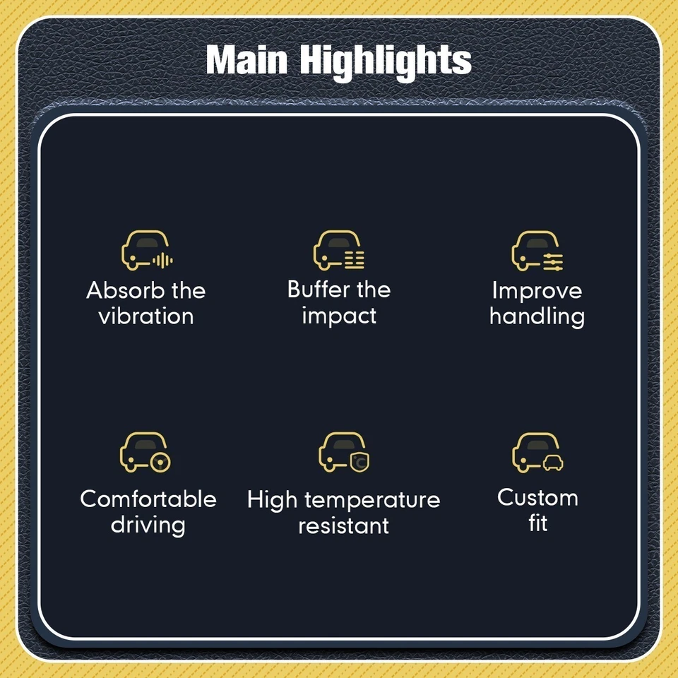 Amortecedores dianteiros e traseiros monotubo a gás B8 5100 para 1994-2013 Ram 1500 2500 3500 pares - Imagem 4 de 4
