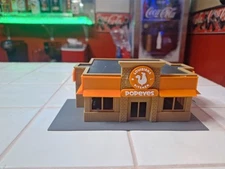 Ho Scale Popeyes  Style Building Ho Train Building Built  Ho Fastfood Buildung