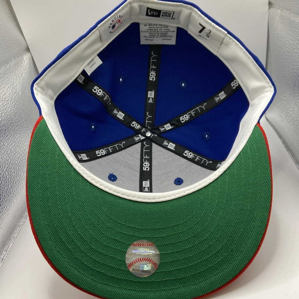 New Era Milwaukee Brewers Movie Pack 2-Tone 59FIFTY Fitted Hat Cap Blue 7 3/8 - Image 3 of 4