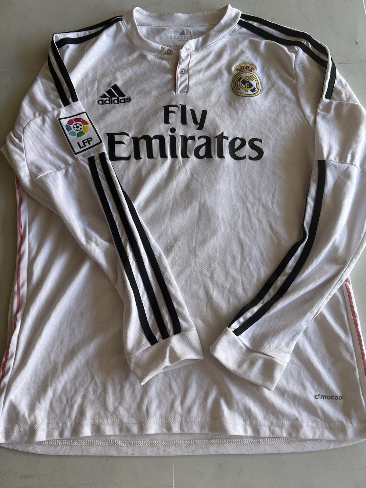 Maillot Real Madrid 2014 2015 XL Adidas Kroos Manches Longue