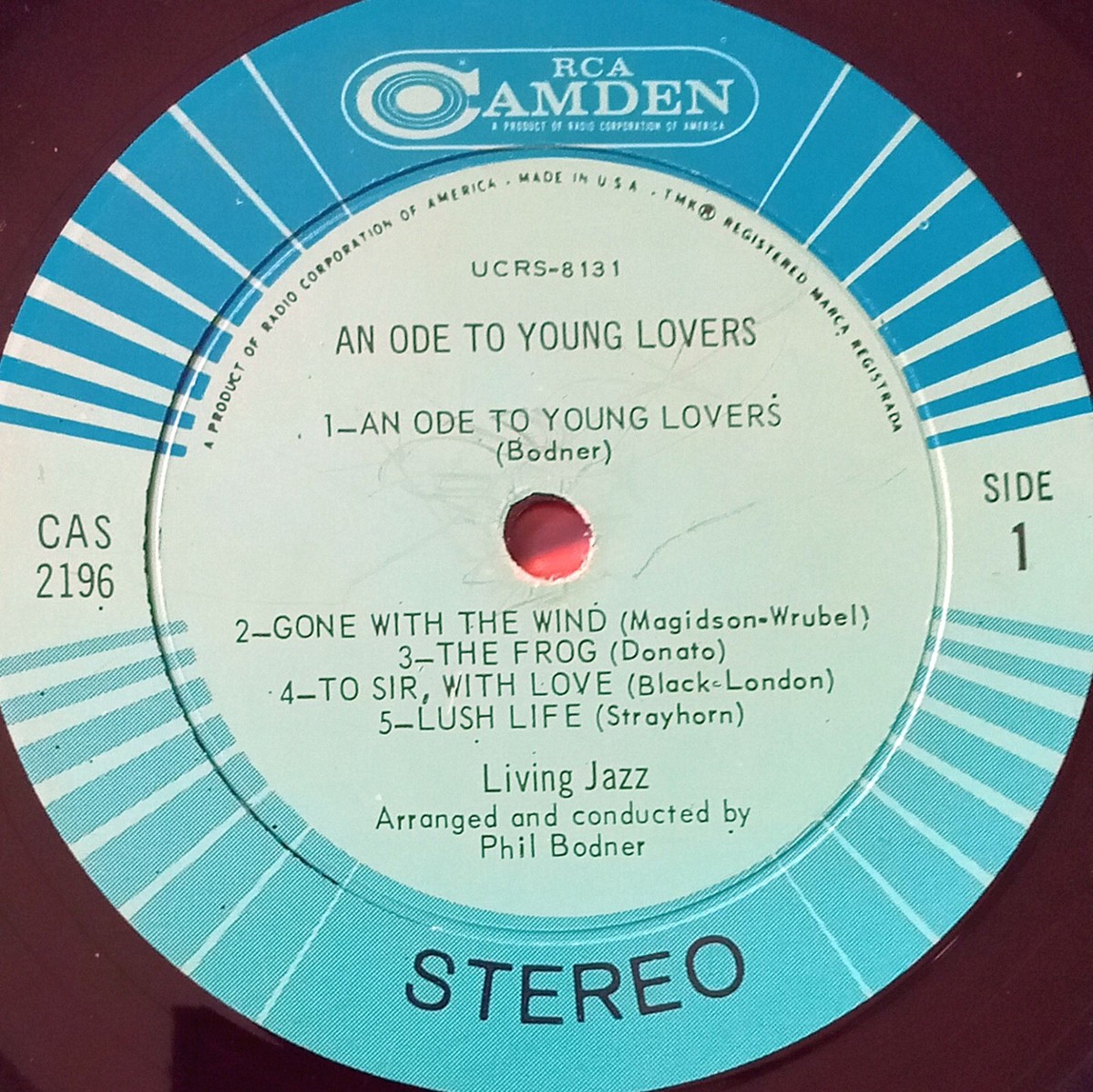 Phil Bodner/Dick Hyman Living Jazz An Ode To Young Lovers LP