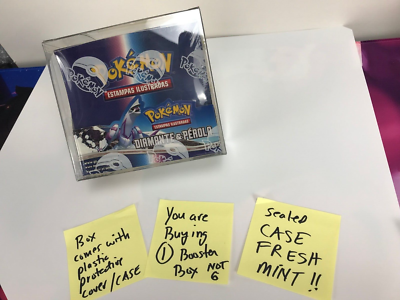 Pokemon Diamond and Pearl 2007 Base set booster box Portuguese 60 packs SEALED | eBay Pokemon Diamond and Pearl 2007 Base set booster box Portuguese 60 packs SEALED | eBay
