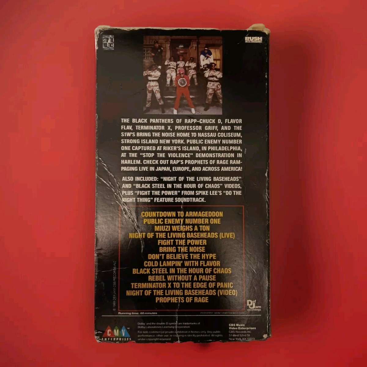 ミュージック Public enemy vhs tape Public Enemy - Fight the Power - Live (VHS, 1989) for sale