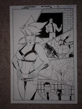 Barberi OUTSIDERS 46 pg 5 SEXY GRACE CHOI (on TV SHOW) + BLACK LIGHTNING LUTHOR