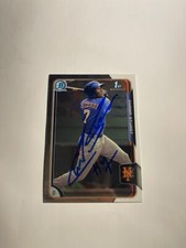 New York Mets CHAMP STUART Signed Card