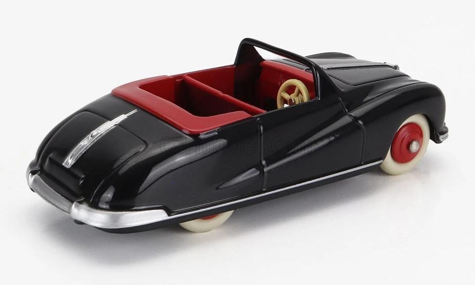MODELLINO AUTO STATICO AUSTIN ATLANTIC CONVERTIBLE 1955 NERO DINKY ATLAS 1/43 - Immagine 4 di 4