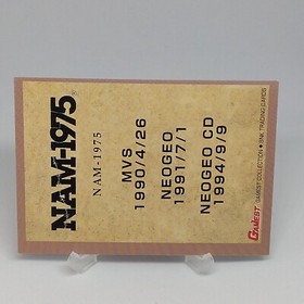NAM-1975 SNK Trading Card Gamest Collection Neo Geo Japanese made in 1997