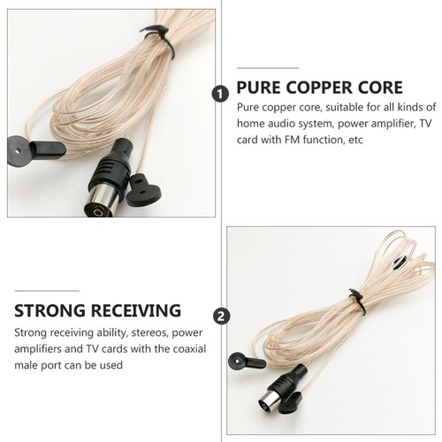 Kabel antenowy Antena Antena Odbiornik stereo - Zdjęcie 4 z 12