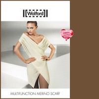 Wolford Multifunction Merino Scarf • M • Bison ... Feine Merino Wolle