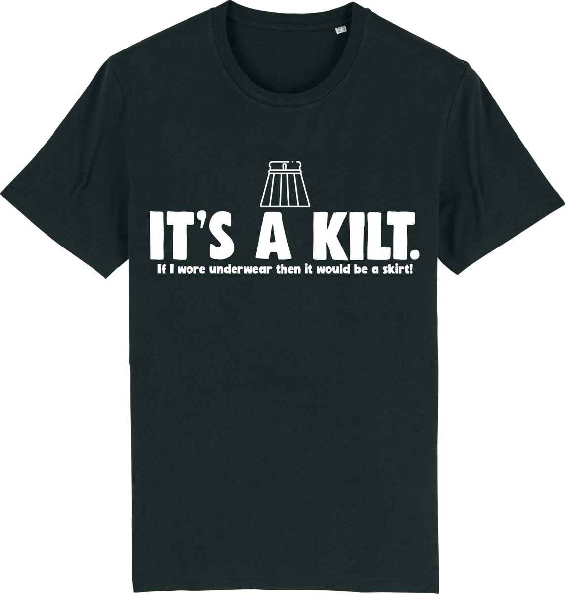 Scotland Scottish Man IT S A KILT NOT A SKIRT Jock T Shirt