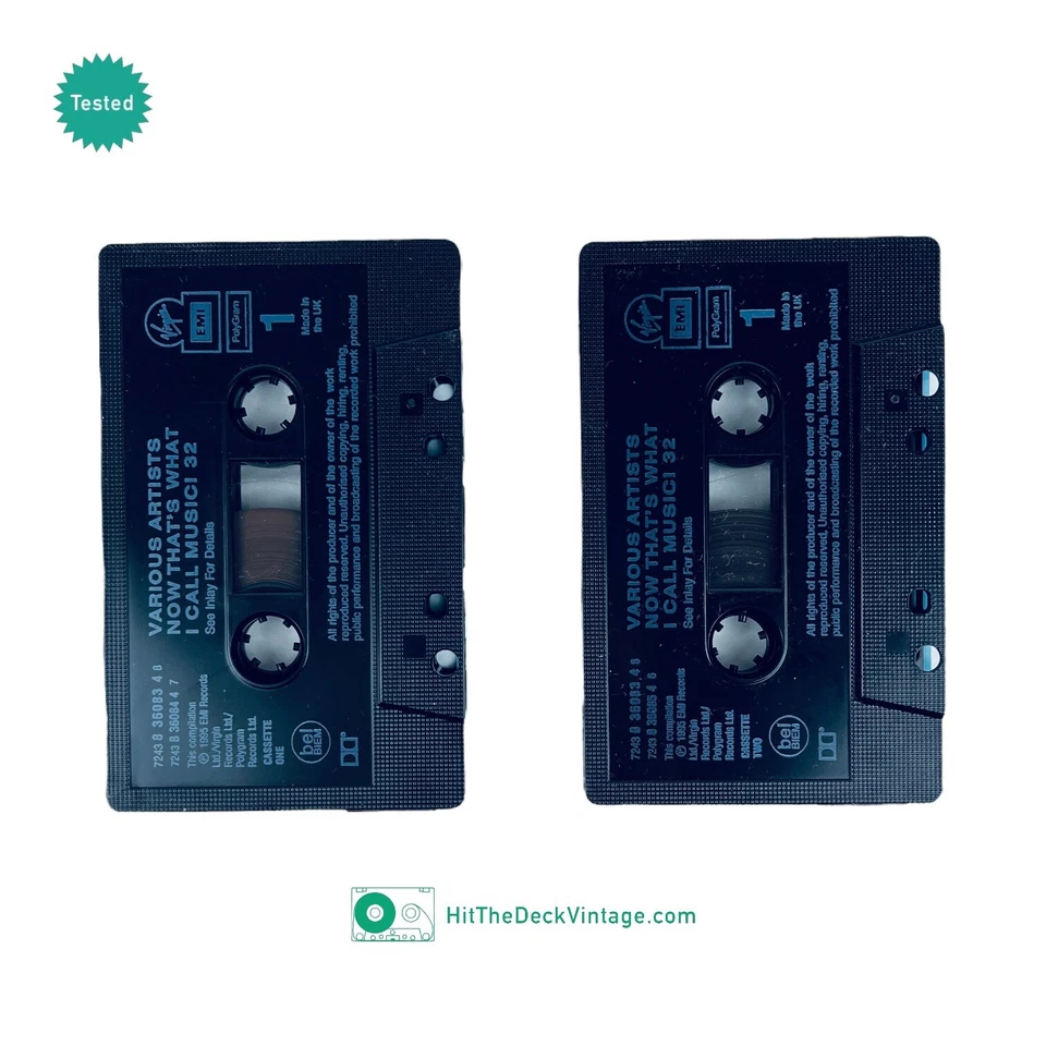 NOW 32 Now That's What I Call Music 32 Cassette Tapes (1995) UK Double TESTED - Image 4 of 4