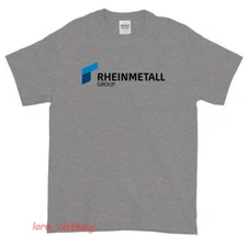 New Rheinmetall Logo American Funny T Shirt USA size S -XXL