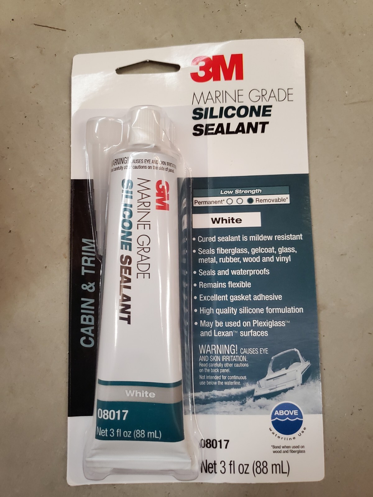 3M Marine Silicone Sealant 08017 For Boats and RVs White eBay